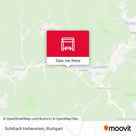 Schiltach Hohenstein map