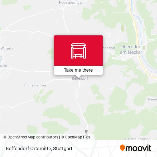 Beffendorf Ortsmitte map