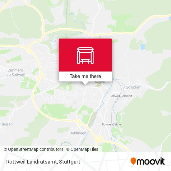 Rottweil Landratsamt map