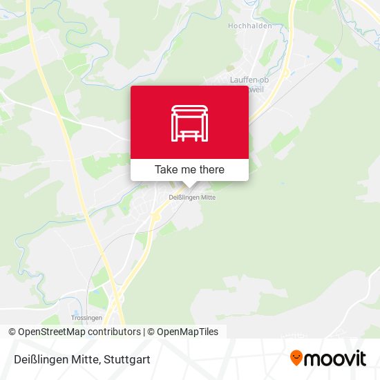 Deißlingen Mitte map