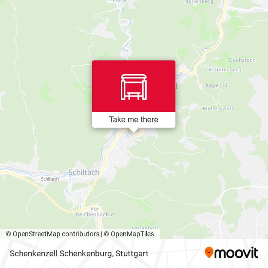 Schenkenzell Schenkenburg map
