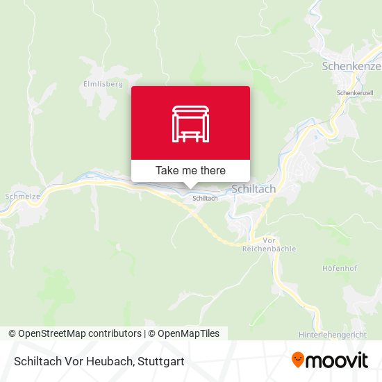 Schiltach Vor Heubach map