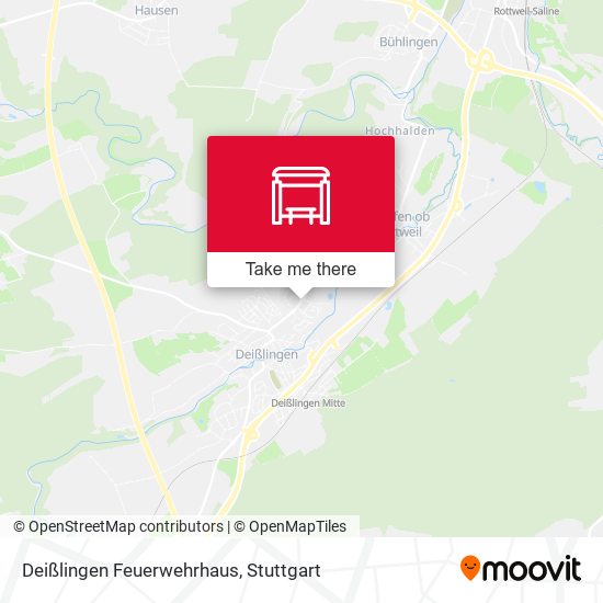 Deißlingen Feuerwehrhaus map