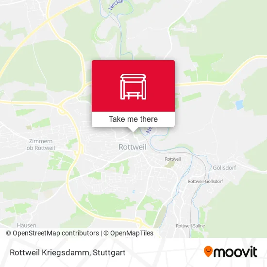 Карта Rottweil Kriegsdamm