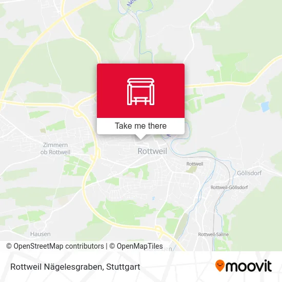Rottweil Nägelesgraben map