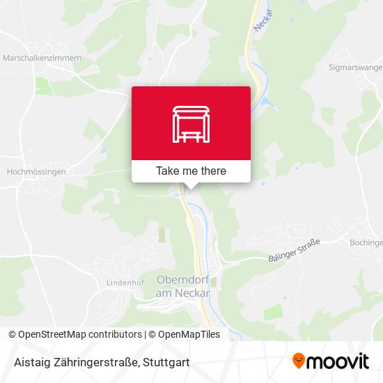 Aistaig Zähringerstraße map