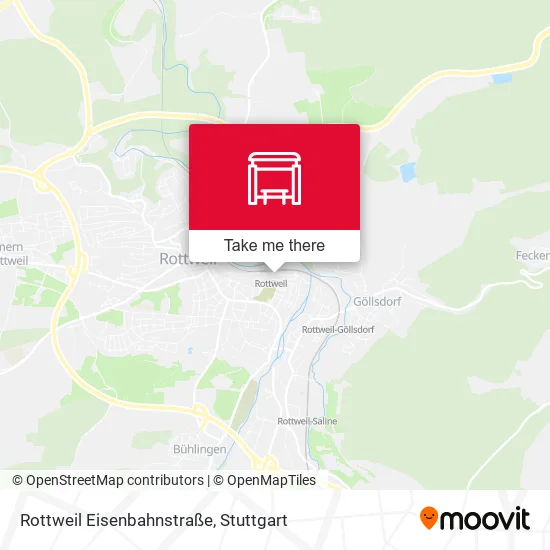Карта Rottweil Eisenbahnstraße