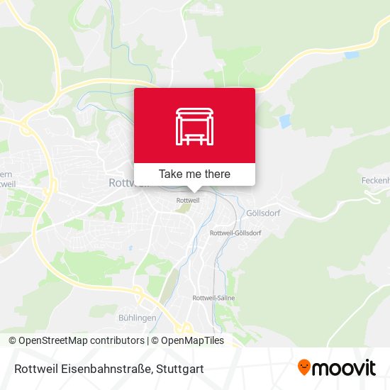 Rottweil Eisenbahnstraße map