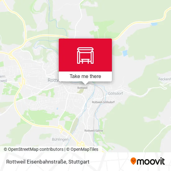Карта Rottweil Eisenbahnstraße