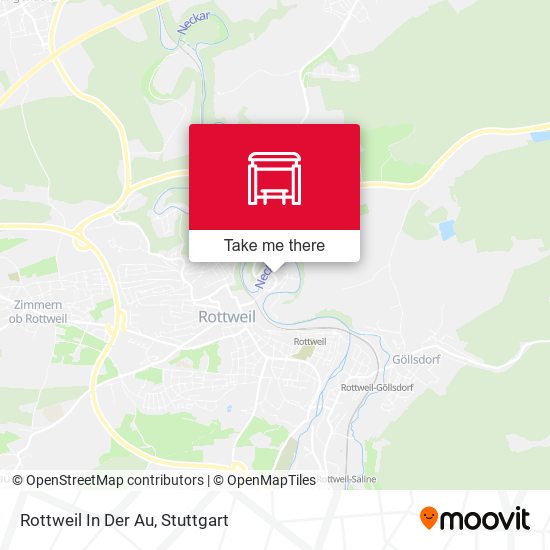Карта Rottweil In Der Au
