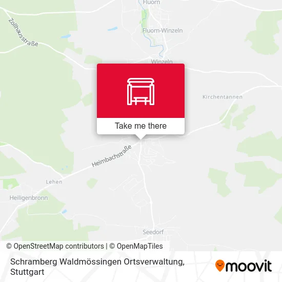 Карта Schramberg Waldmössingen Ortsverwaltung