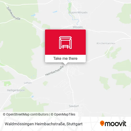 Карта Waldmössingen Heimbachstraße