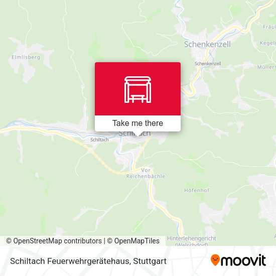 Schiltach Feuerwehrgerätehaus map