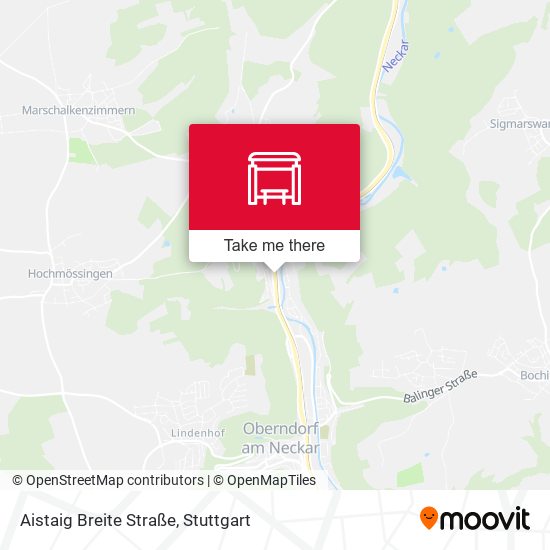 Aistaig Breite Straße map