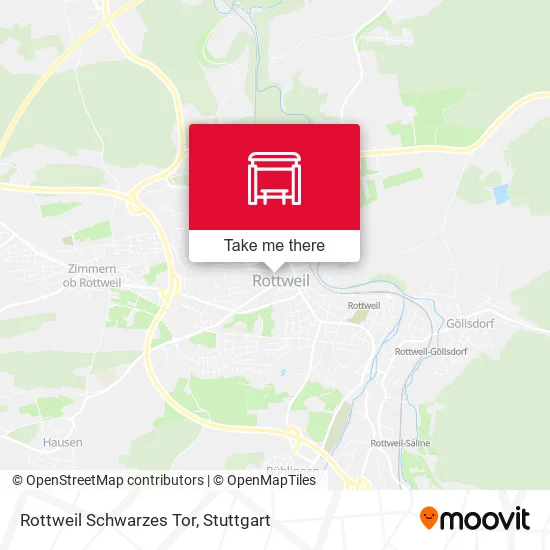 Карта Rottweil Schwarzes Tor