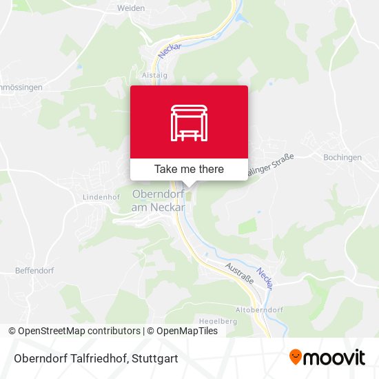 Oberndorf Talfriedhof map