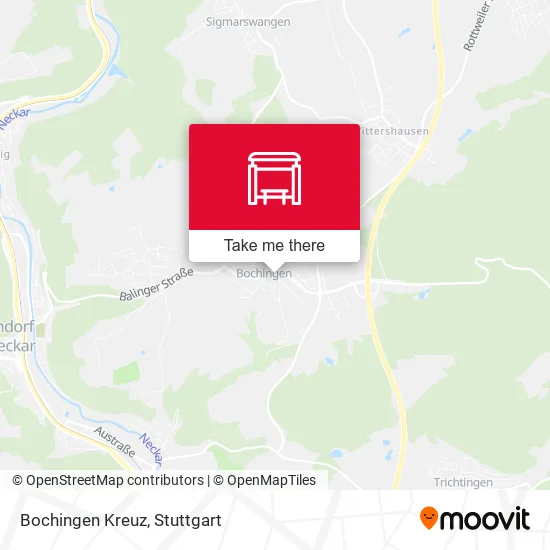 Карта Bochingen Kreuz