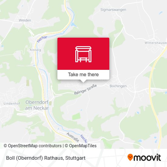Boll (Oberndorf) Rathaus map