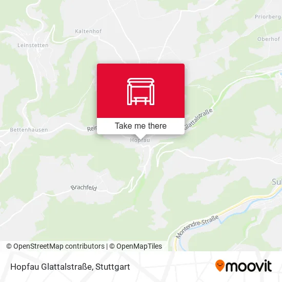 Карта Hopfau Glattalstraße