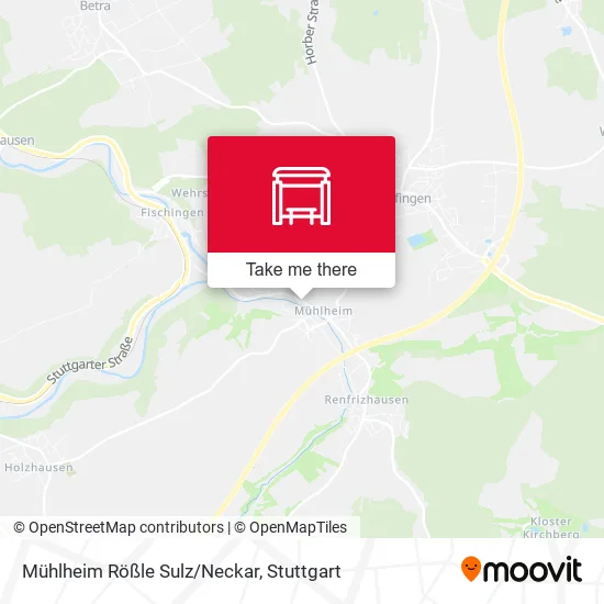 Карта Mühlheim Rößle Sulz/Neckar