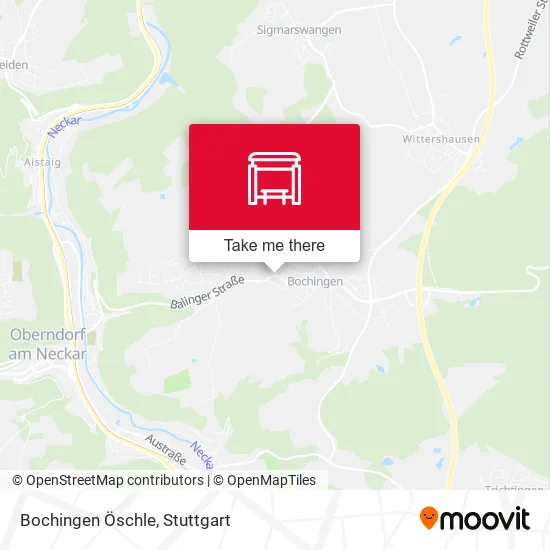 Карта Bochingen Öschle