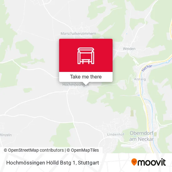 Карта Hochmössingen Hölld Bstg 1