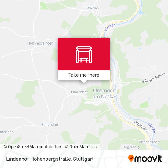 Lindenhof Hohenbergstraße map