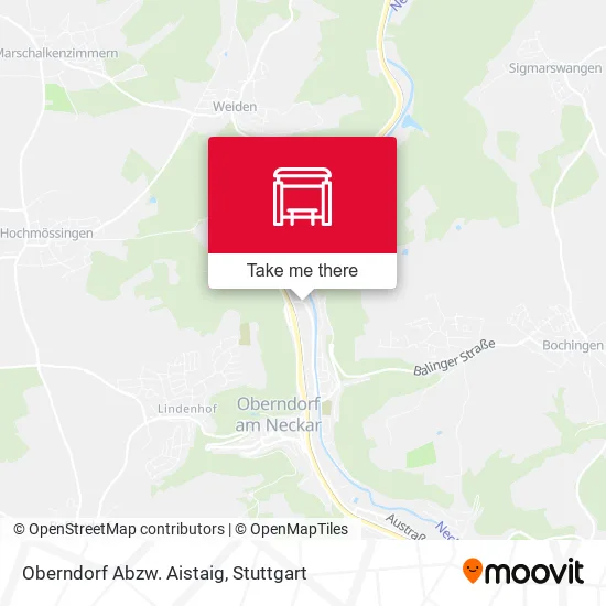 Карта Oberndorf Abzw. Aistaig