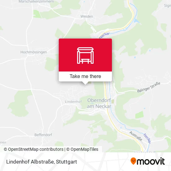 Lindenhof Albstraße map