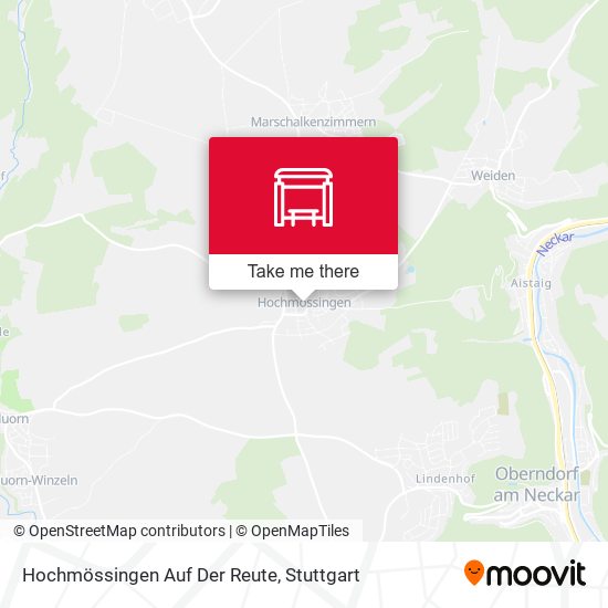 Hochmössingen Auf Der Reute map
