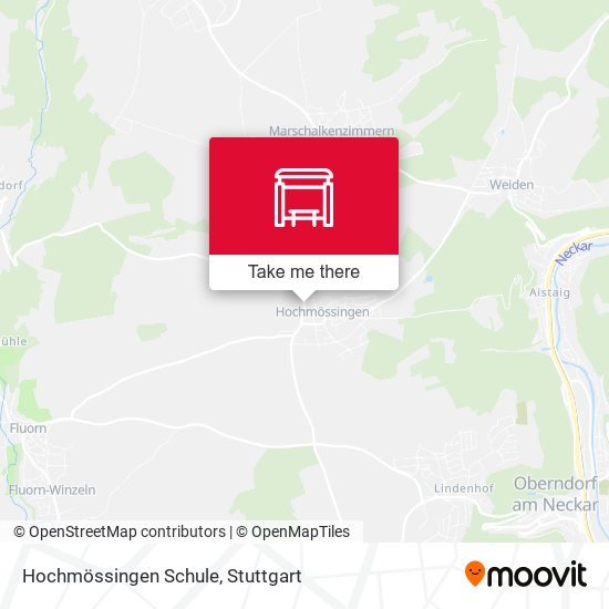 Hochmössingen Schule map