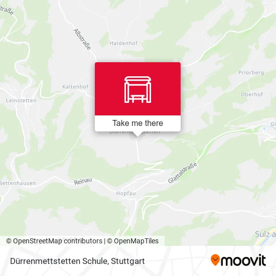 Карта Dürrenmettstetten Schule