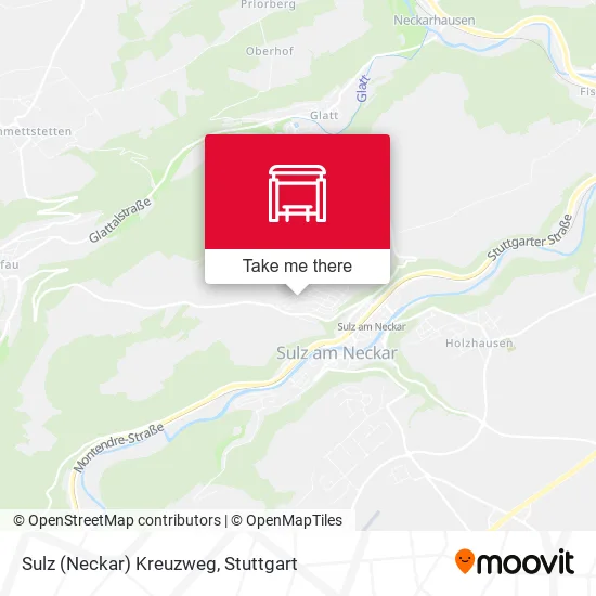 Карта Sulz (Neckar) Kreuzweg