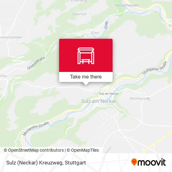 Карта Sulz (Neckar) Kreuzweg