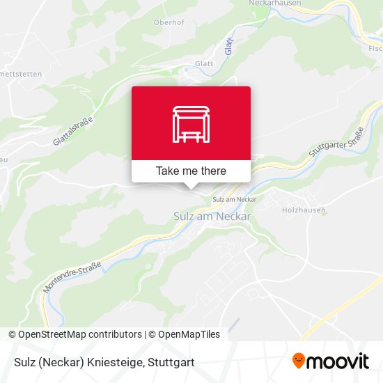 Sulz (Neckar) Kniesteige map