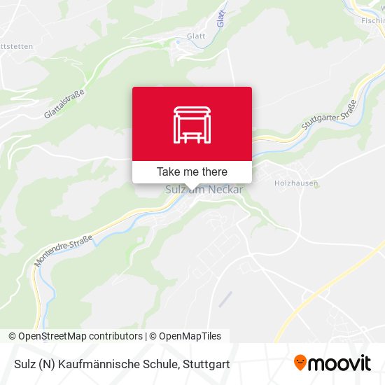 Sulz (N) Kaufmännische Schule map