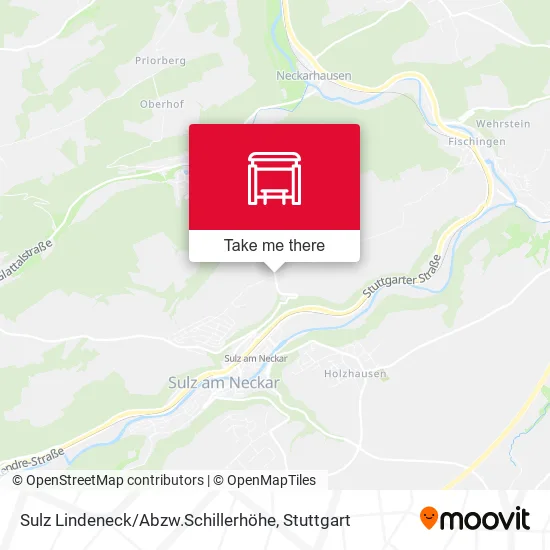 Карта Sulz Lindeneck / Abzw.Schillerhöhe