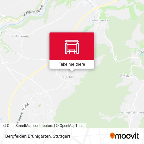 Bergfelden Brühlgärten map
