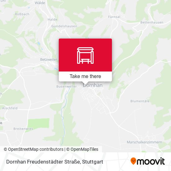 Dornhan Freudenstädter Straße map