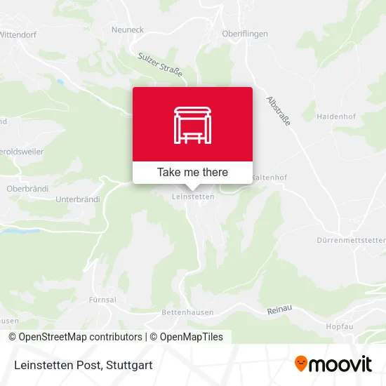 Leinstetten Post map