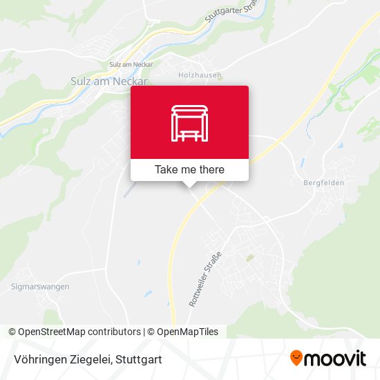 Карта Vöhringen Ziegelei