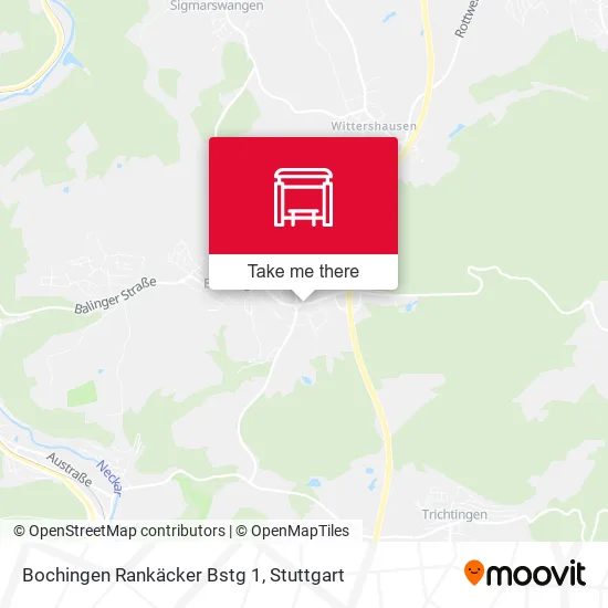 Карта Bochingen Rankäcker Bstg 1