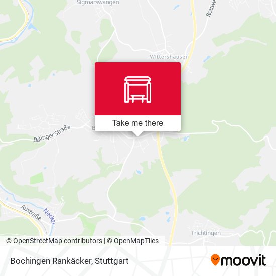 Карта Bochingen Rankäcker