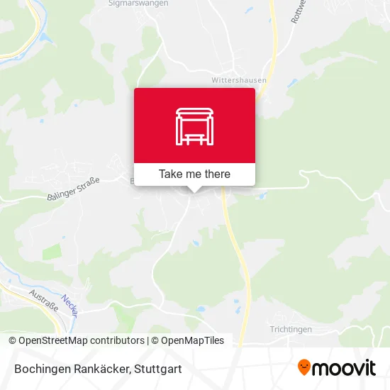 Карта Bochingen Rankäcker