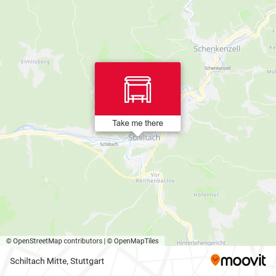 Карта Schiltach Mitte