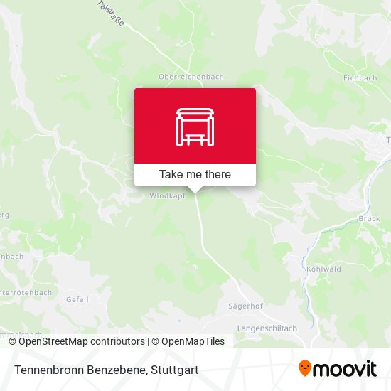 Tennenbronn Benzebene map