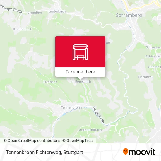 Карта Tennenbronn Fichtenweg