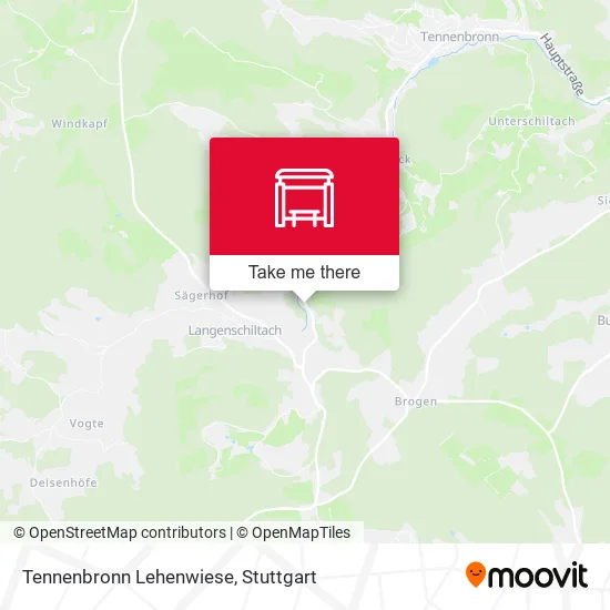 Карта Tennenbronn Lehenwiese