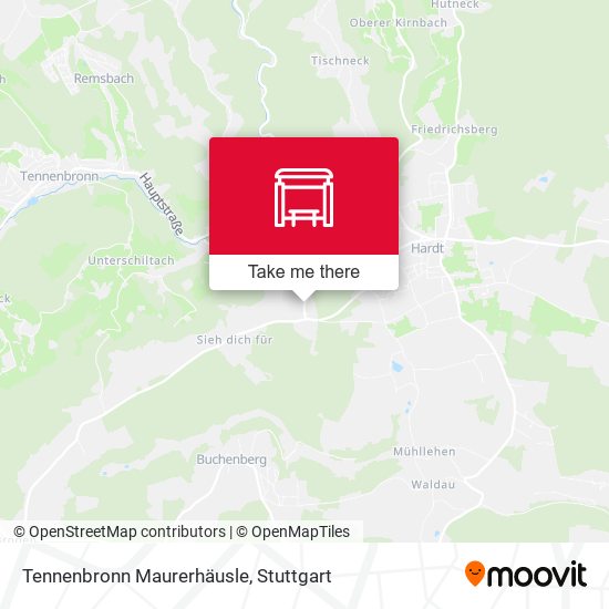 Tennenbronn Maurerhäusle map