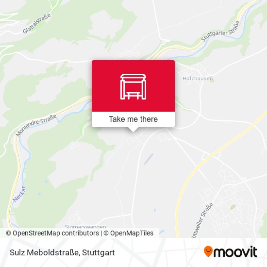 Карта Sulz Meboldstraße